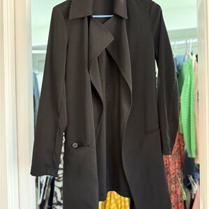 Max Studio Black Trench Coat